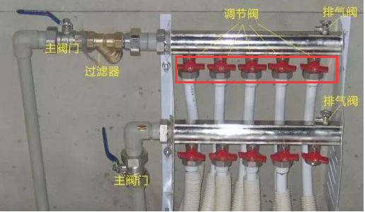 地源热泵地暖分集水器开关如何打开与关闭？